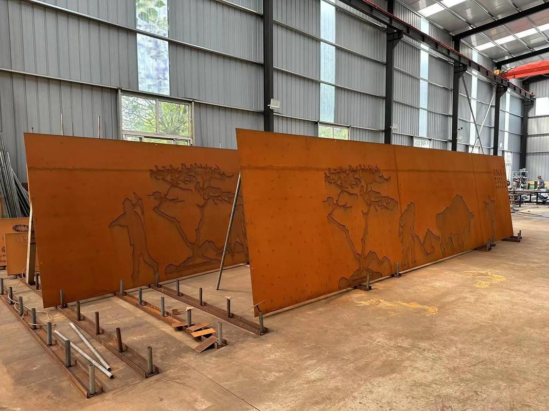 新龙镇耐候钢幕墙