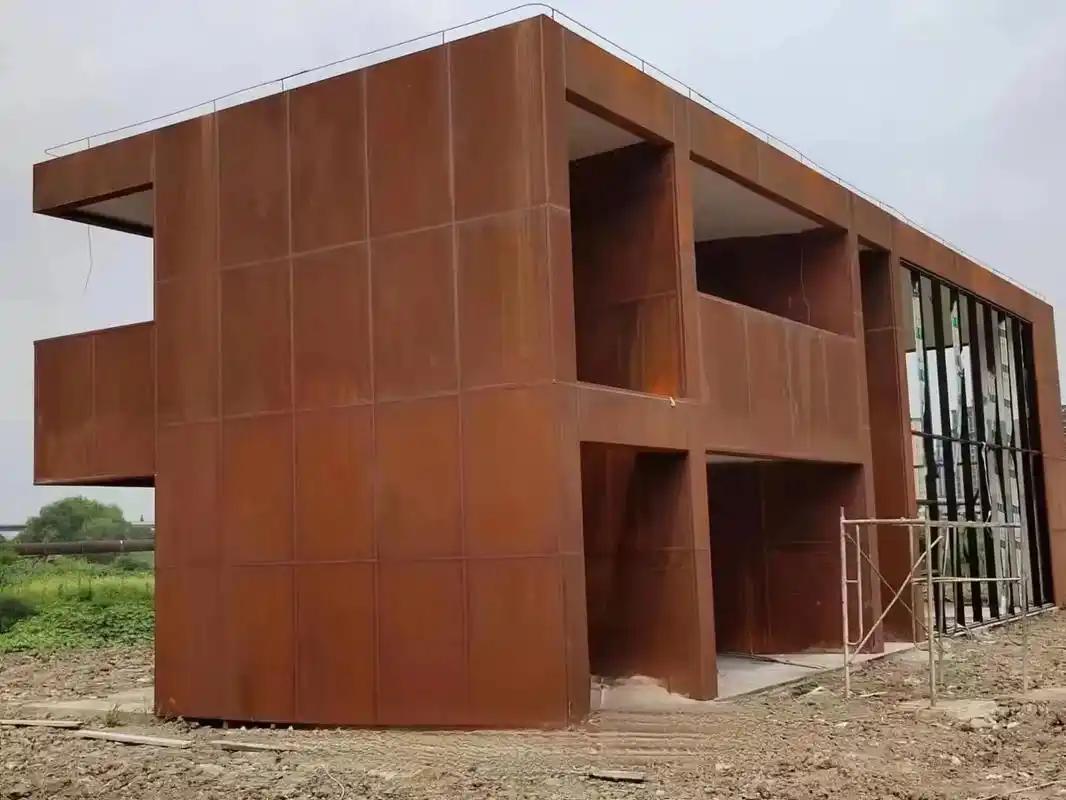 新龙镇耐候钢板幕墙