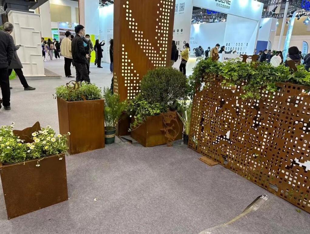 新龙镇耐候钢花箱