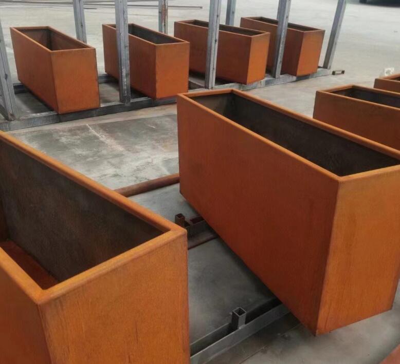 新龙镇耐候钢花箱